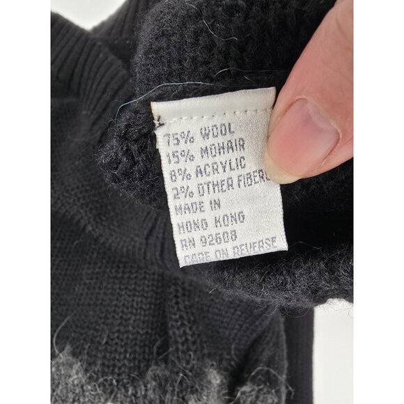 Laura Leigh Ltd Vintage Size Large Womens Sweater Mohair Blend Mock Neck - Picture 5 of 5